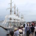帆船「日本丸」久里浜港への画像