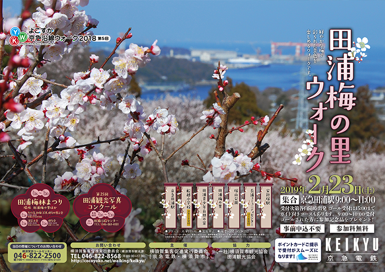 第5回よこすか京急沿線ウォーク「田浦梅の里ウォーク」の画像