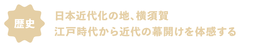 歴史 日本近代化の地、横須賀。江戸時代から近代の幕開けを体感する